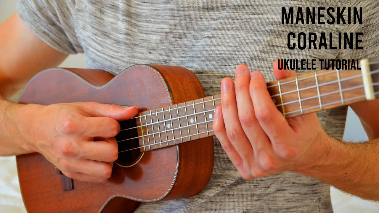 Måneskin – CORALINE EASY Ukulele Tutorial With Chords / Lyrics