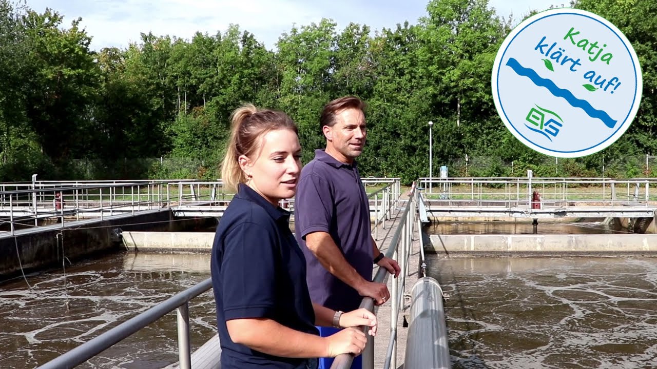 Abwasserreinigung auf der EVS Kläranlage Saarlouis