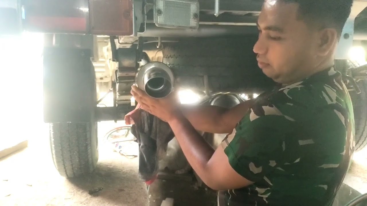 unboxing grand max ganti knalpot reacing  bold on tanpa merusak knalpot asli ya