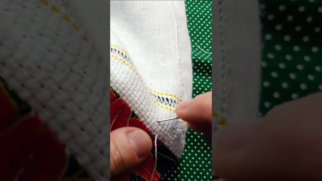 Acabamento Com Ponto Cruz 