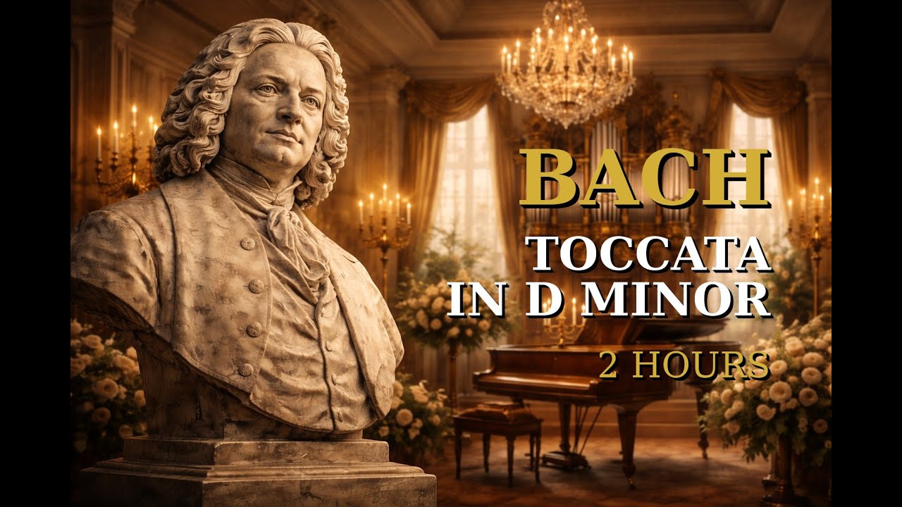 Bach – Toccata in D Minor (2 Hours) | Powerful & Dramatic Classical Music