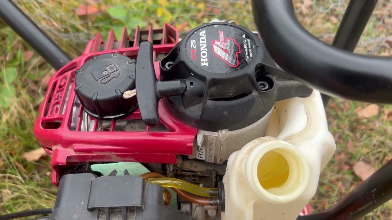 Tiller Honda GX 25 Bogs Down/Dies Intermittently - Fixed