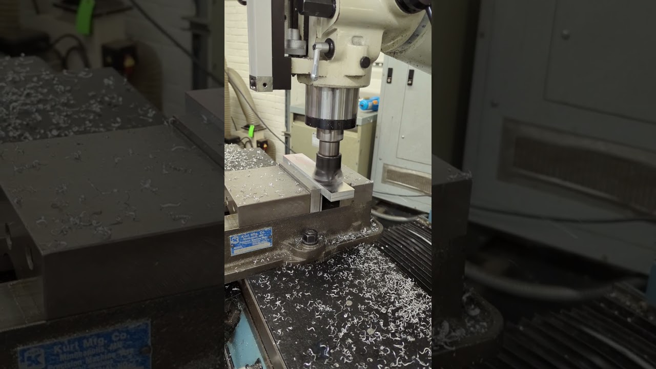 Manual machining on Prototrak milling machine