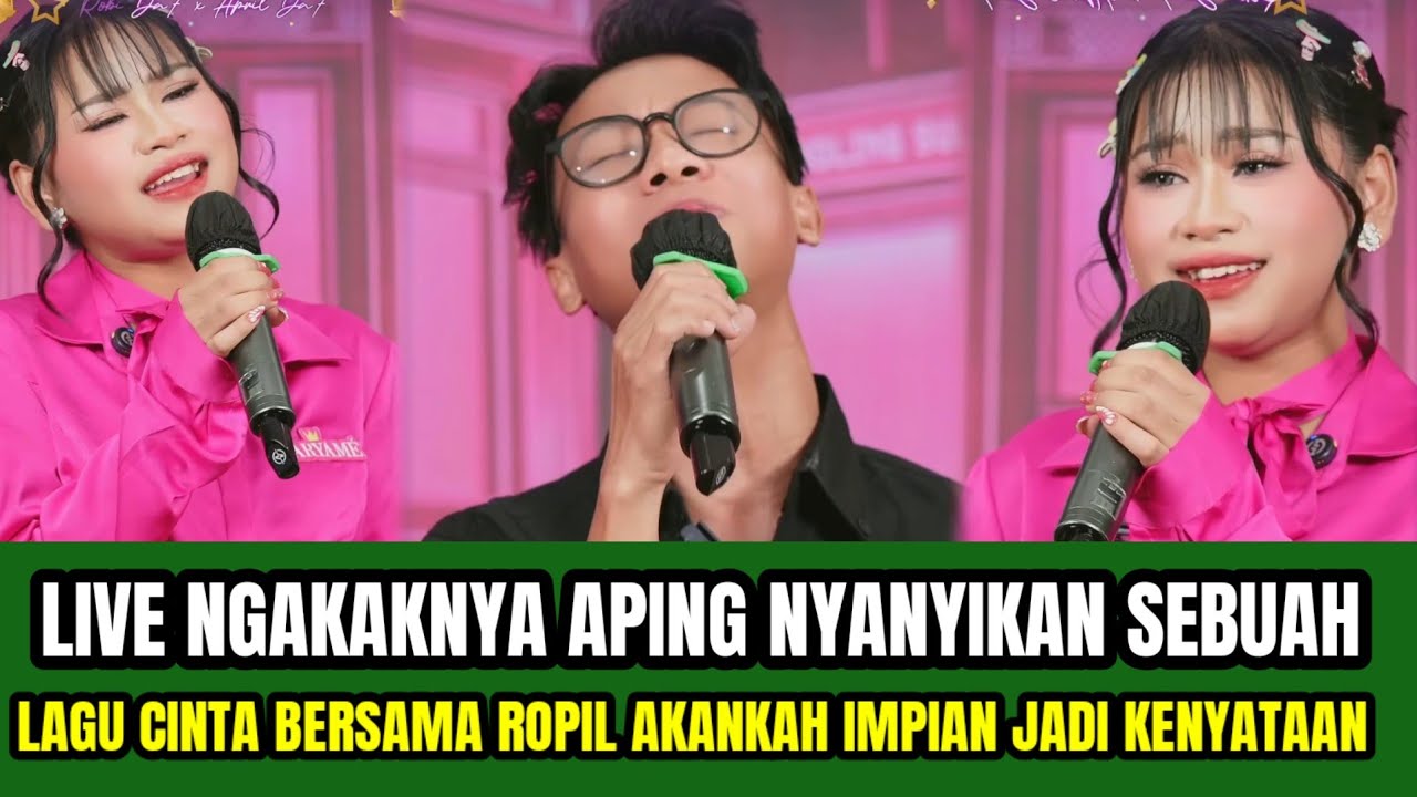 BURUAN NONTON ‼️LIVE NGAKAKNYA APING NYANYIKAN SEBUAH LAGU CINTA,AKAN IMPIAN AKAN KENYATAAN  !
