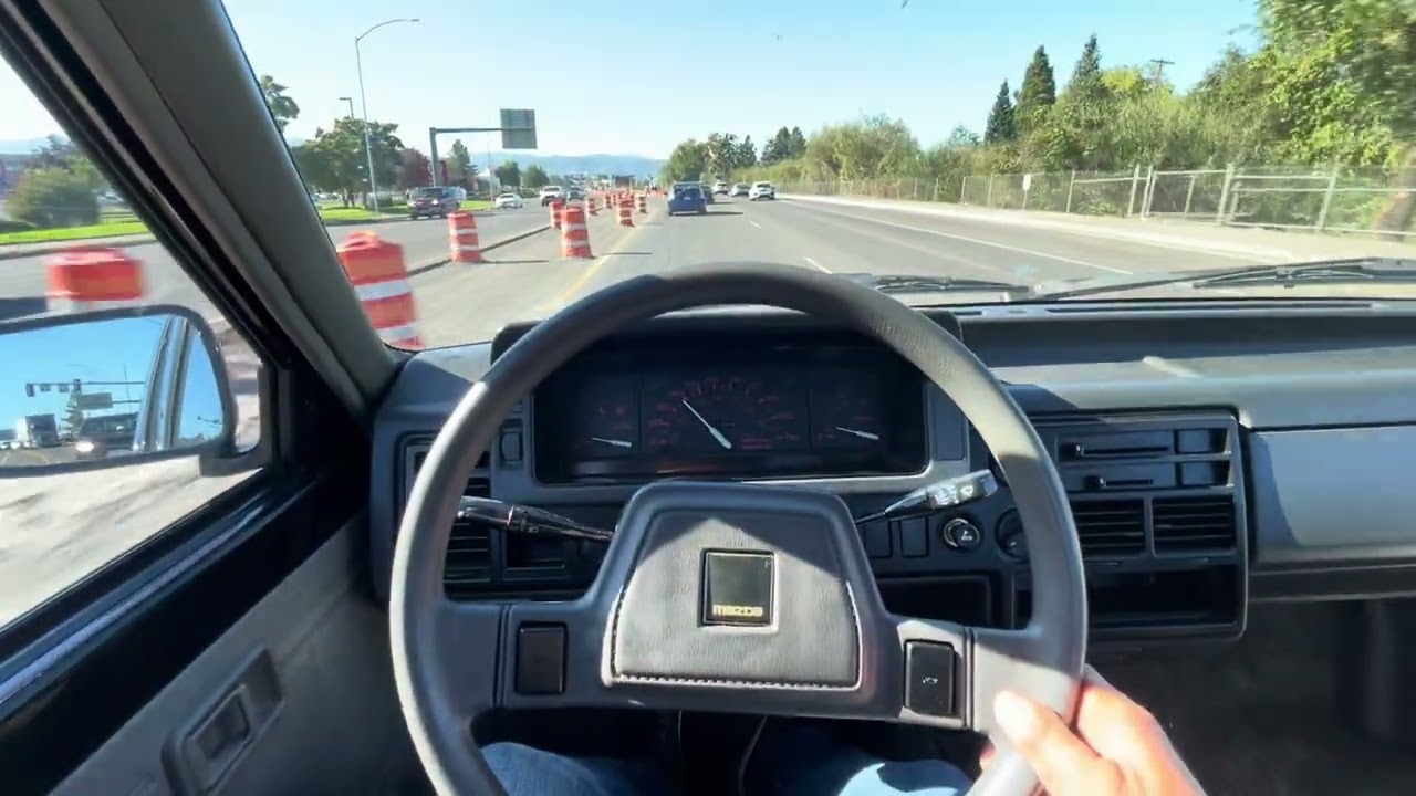 1988 Mazda B2200 All Gears Driving Video