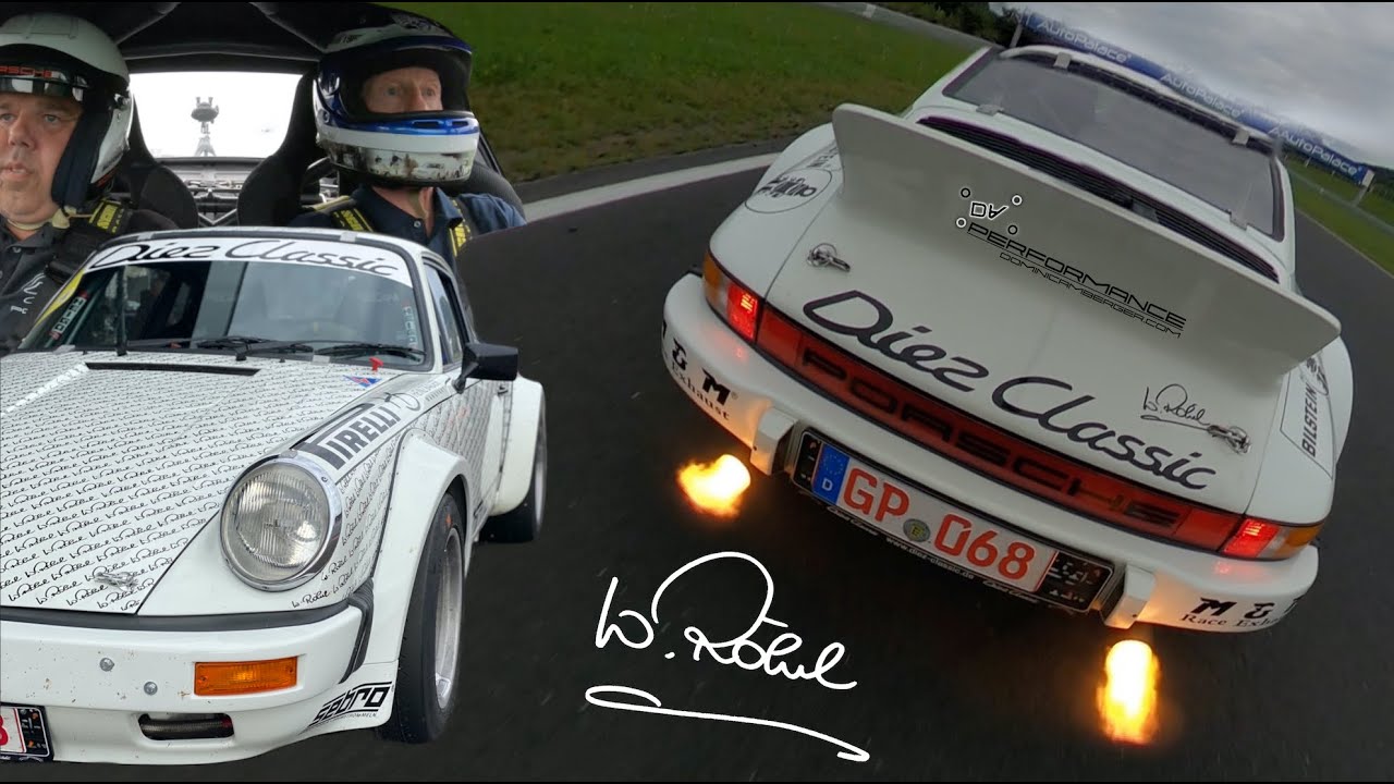 Walter Röhrl Hotlap im Porsche 911xRöhrl Rennstrecke Most
