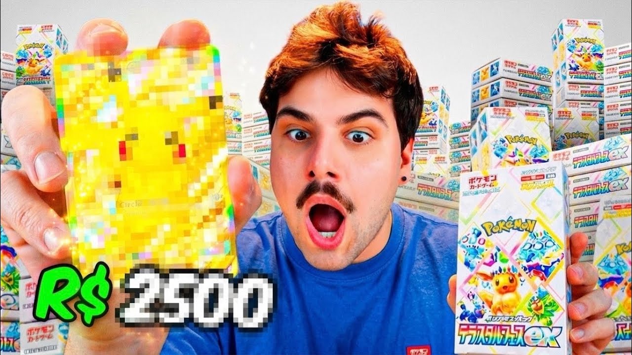 Abri CARTAS POKÉMON Sem Entender nada… e Ganhei mais de R$2000
