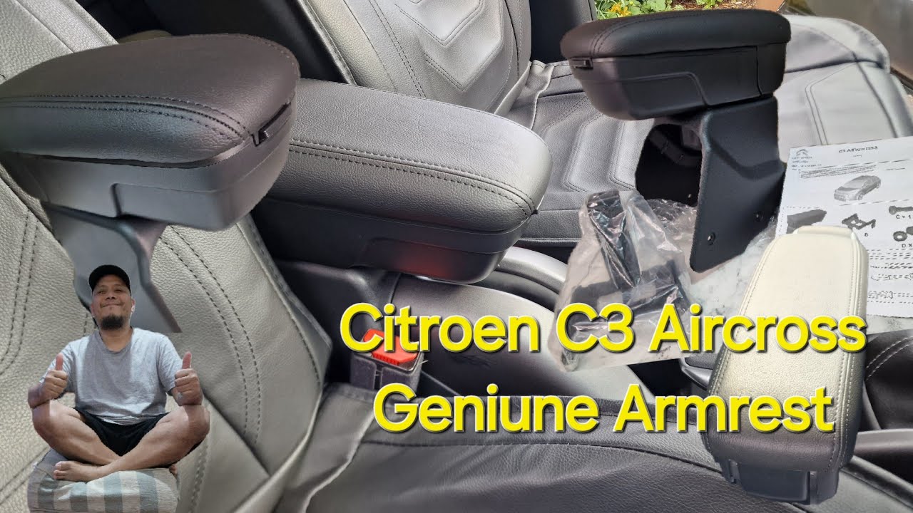 C3 Aircross GENUINE Citroen ARMREST Unboxing/ Installation