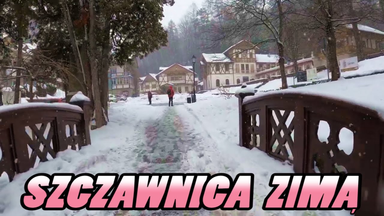 SZCZAWNICA Zimą - Szczawnica Winter Walk - Poland (4k)