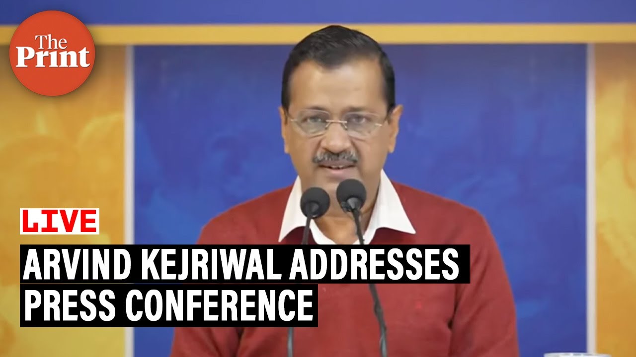LIVE : AAP National Convenor Arvind Kejriwal addresses press conference