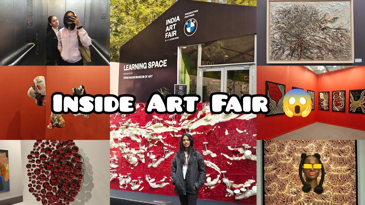 Inside Indian Art Fair 2026 Delhi | Volunteering Experience + Exhibition Tour 🎨✨