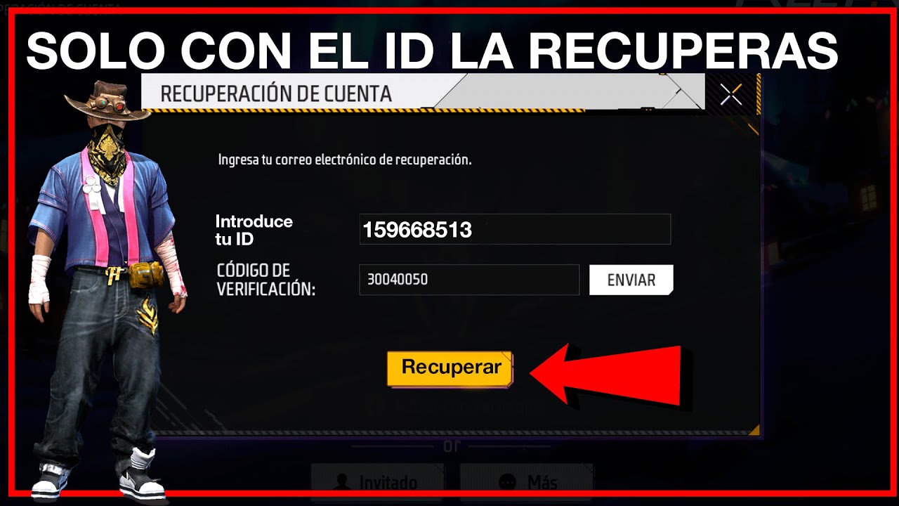 Nuevo Recuperador de cuentas free fire 2025 ID por GMAIL Facebook como recuerar cuentas banedas FF