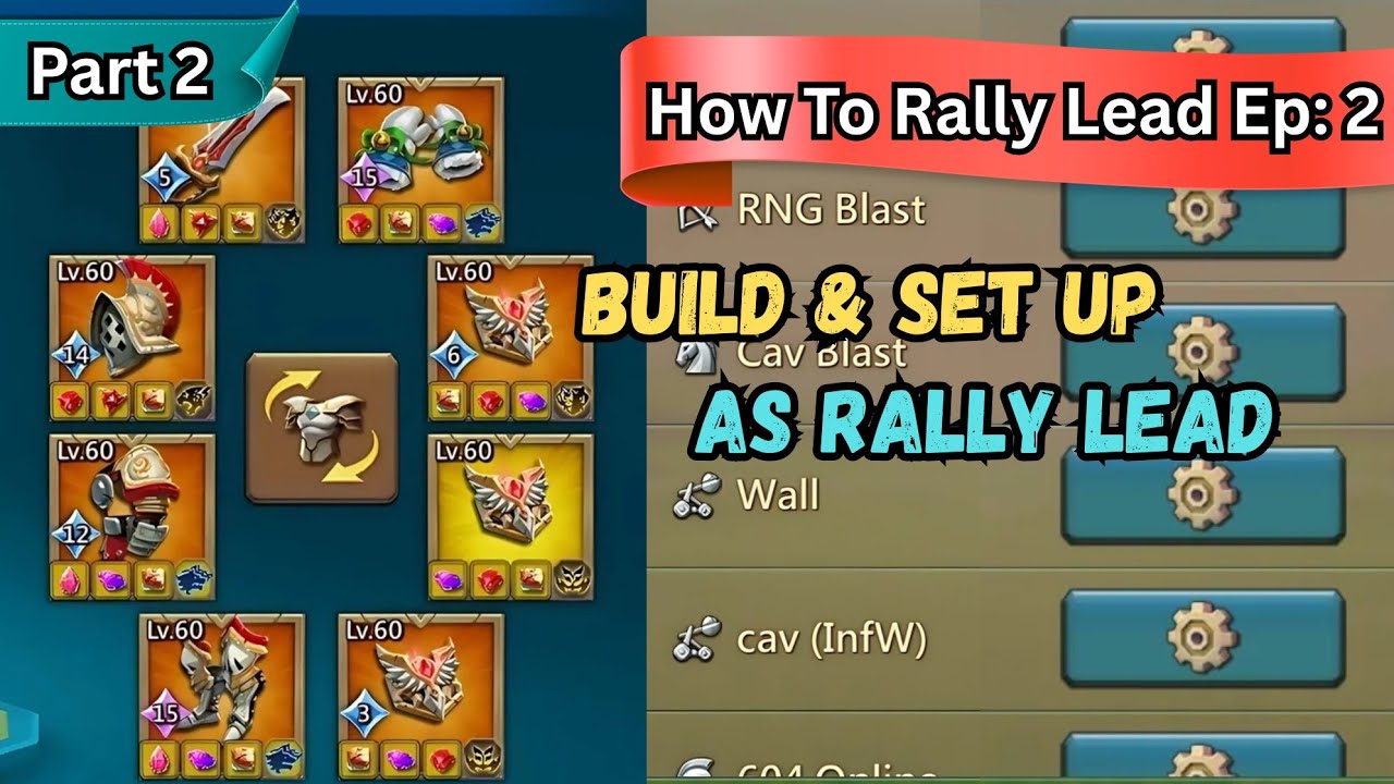 Correct Way to Build & Set Up Your Account ( Part 2 ) - Lords Mobile Gear Guide