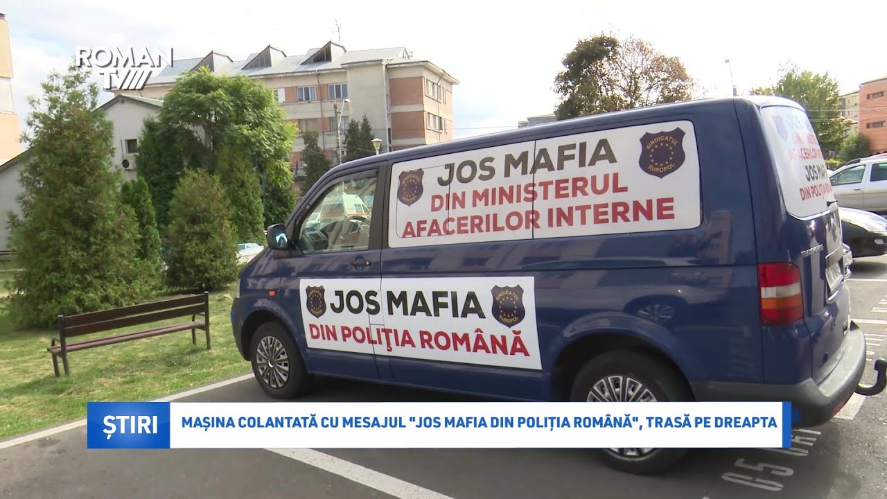 Mașina colantată cu mesajul 