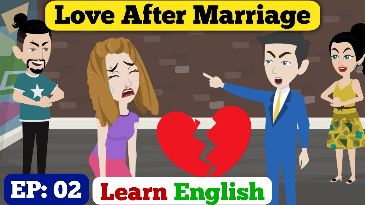 Love After Marriage Ep: 02 | English Story With Subtitle | Animated Stories |Learn English