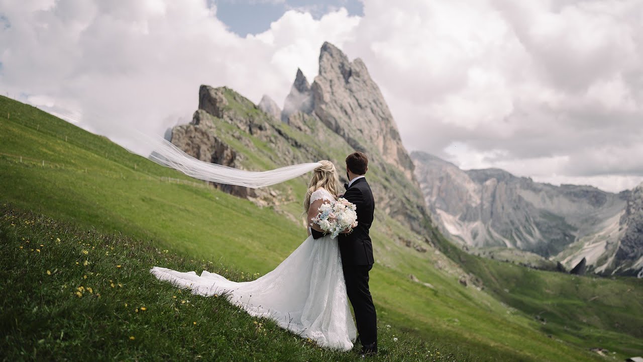 Jaw Dropping Two Day Adventure Elopement in the Italian Dolomites