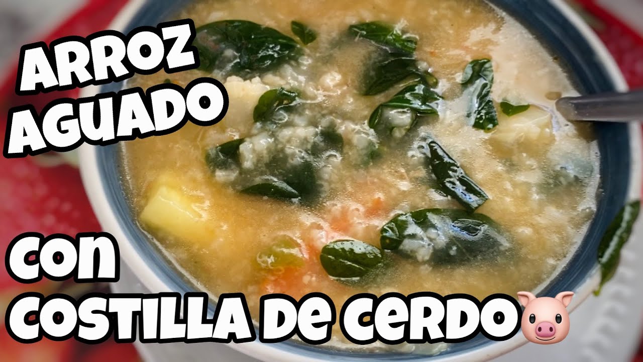 COMO HACER ARROZ AGUADO CON COSTILLA DE CERDO Y CHIPILIN