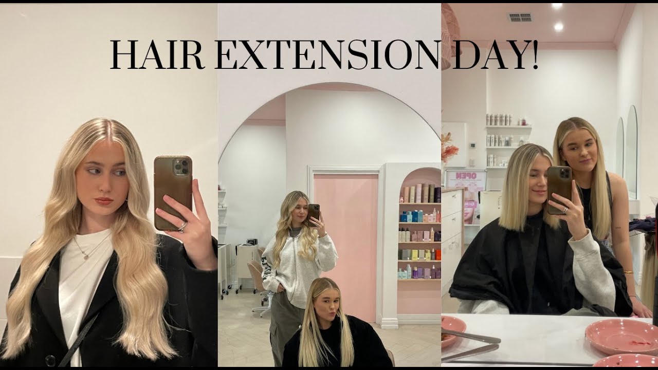COME GET MY WEFT HAIR EXTENSIONS IN WITH ME