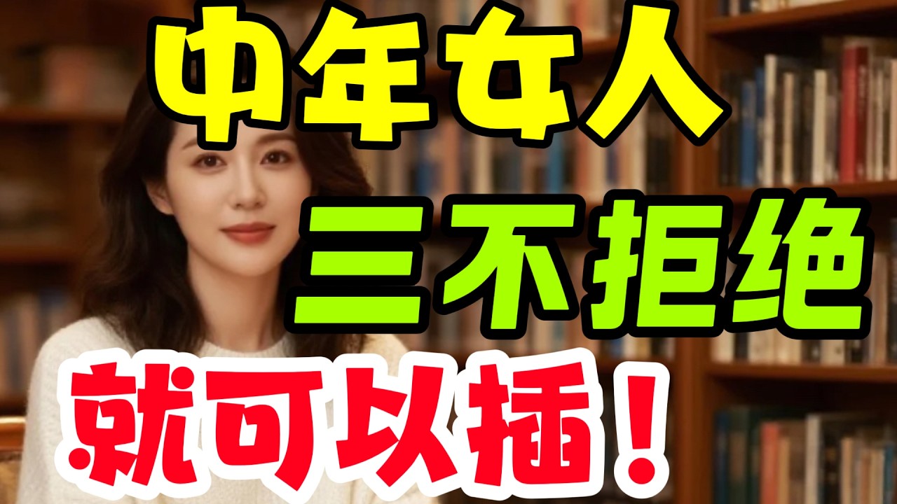 中年女人的這三個拒絕.就是想和被你撩了！男人別白白錯過機會！#happy婚 #情感 #正能量 #熱門 #感情-