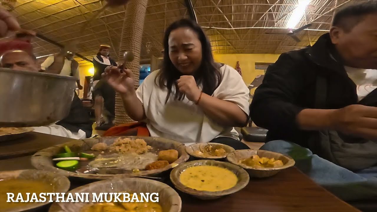 WELCOME TO RAJASTHANI MUKBANG GULAB GARH WITH TIBETAN TSERING #tibetanvlogger #tibetanyoutuber 