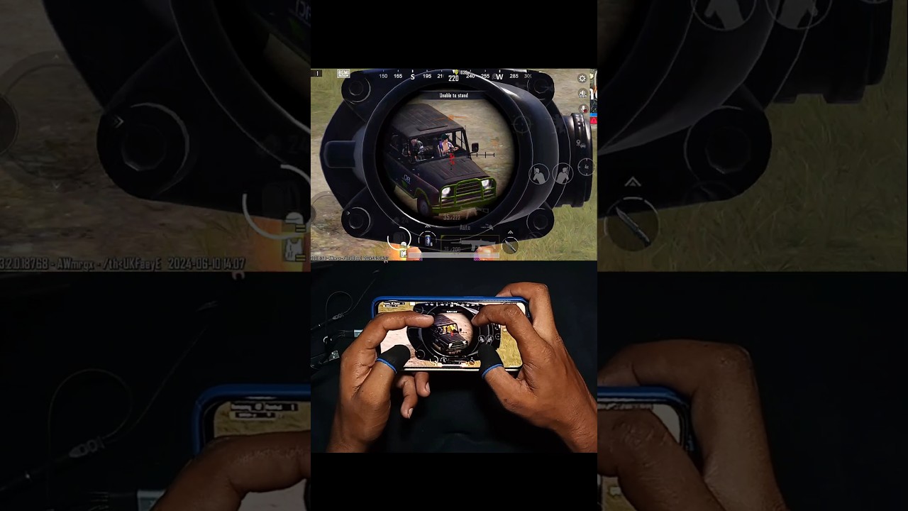 🦊 4 Finger 🗿 || HANDCAM || GAMEOM🔥#bgmi #handcam #shorts