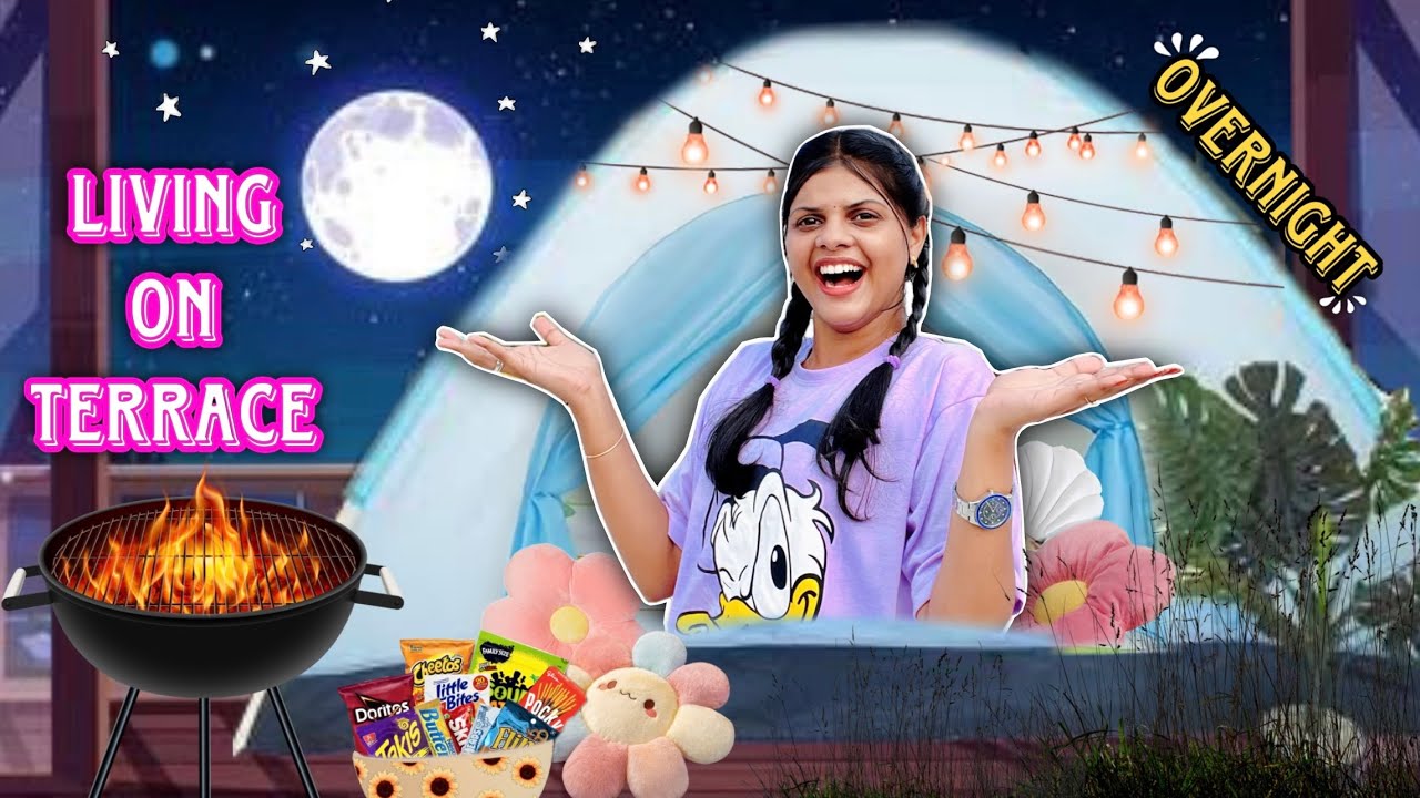 Living On TERRACE (Mottai Maadi) for Overnight!! | Jenni's Hacks