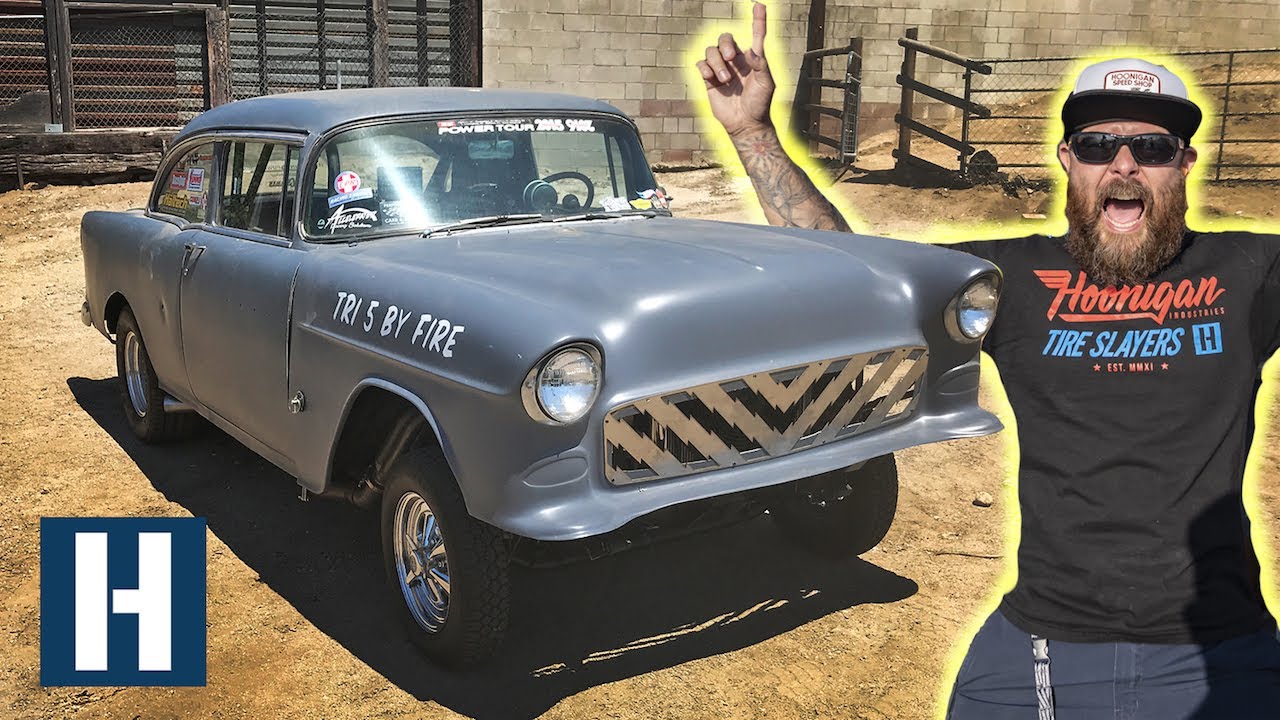 600HP Chevy Bel Air Drag Car Gets a Plasma Cut Custom Grille! Gasser Upgrades