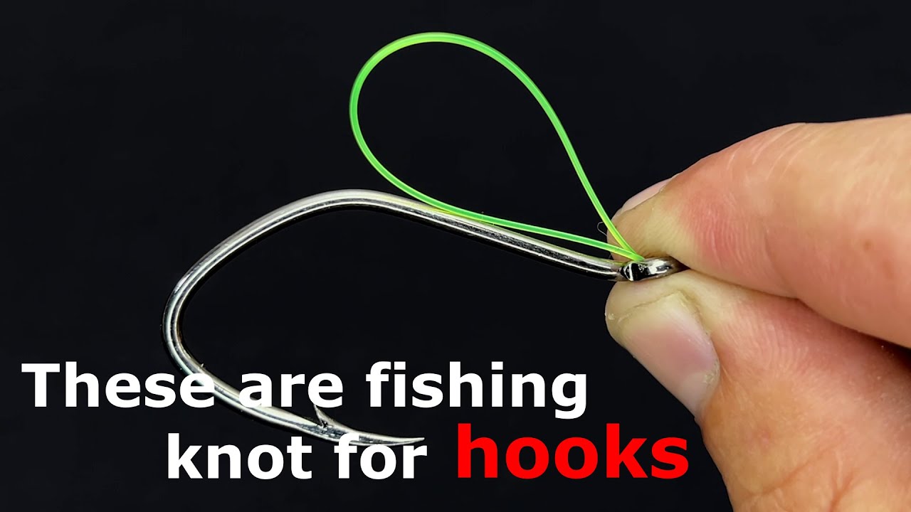 Fishing knots for hooks, lures and swivels - How to tie a fishing knot