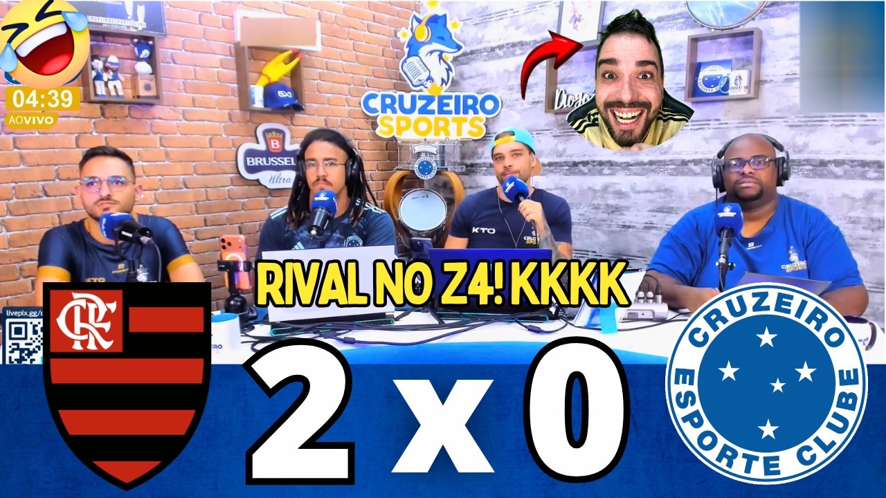 😂 CRUZEIRO PERDE SEGUE NA ZONA E NARRADOR ENLOUQUECE 🤣 CHORO HILÁRIO