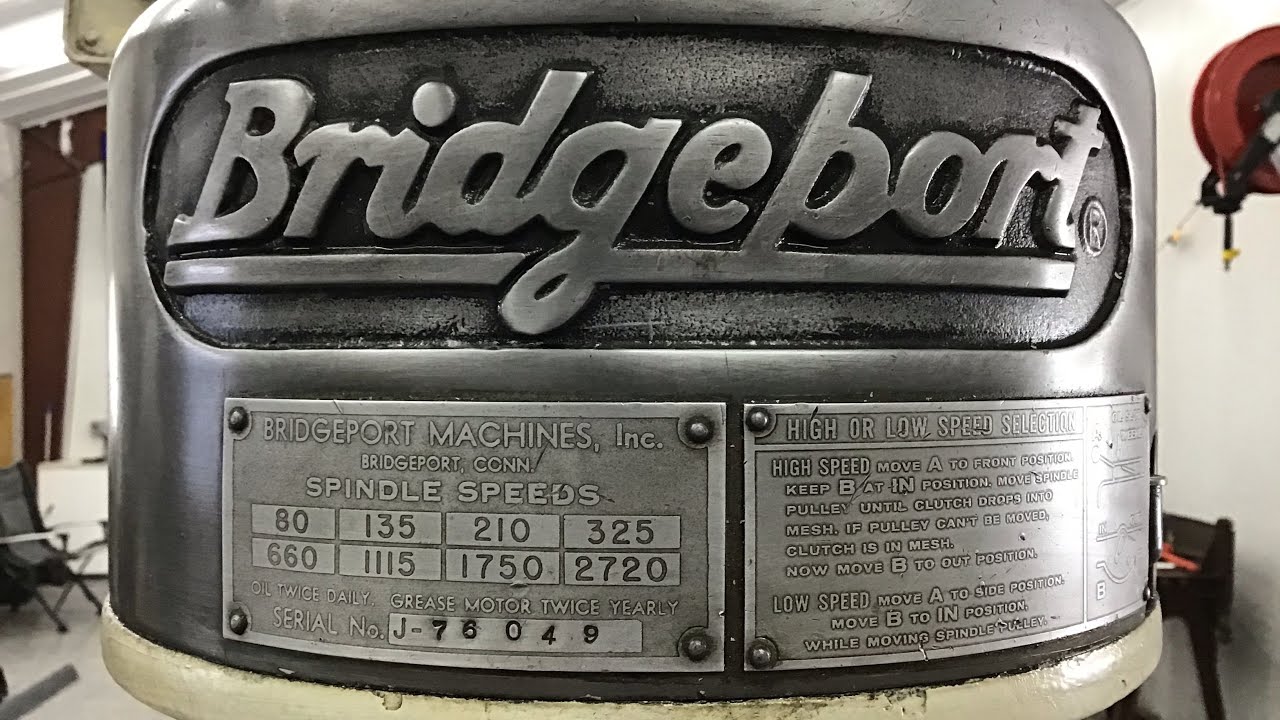 Bridgeport Mill Series 1-Overhaul