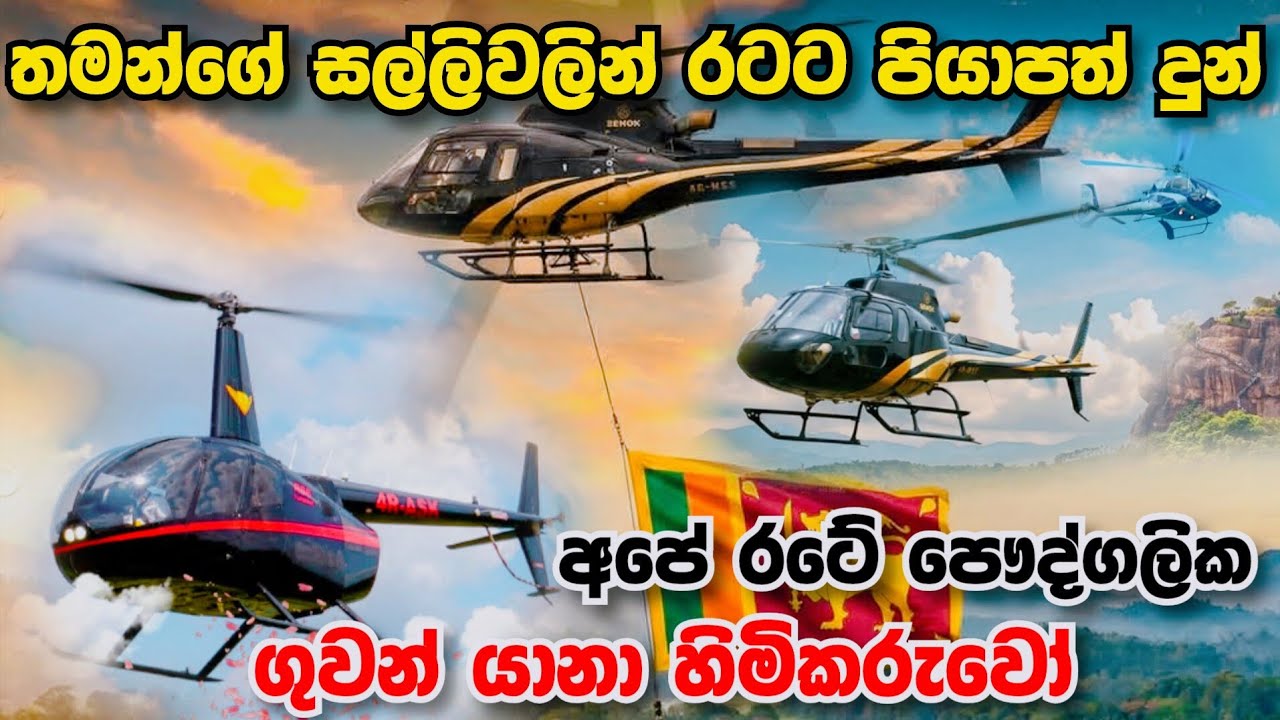 අපේ රටේ පෞද්ගලික ගුවන් යානා හිමිකරුවෝ !