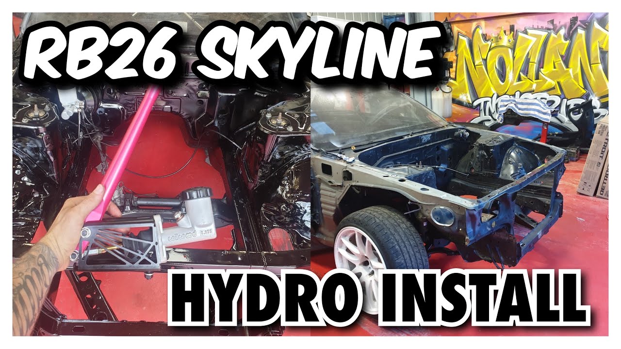 RB26 NISSAN R32 SKYLINE II Drift Project Car, Hydro Brake Install, Gktech 👌🏼
