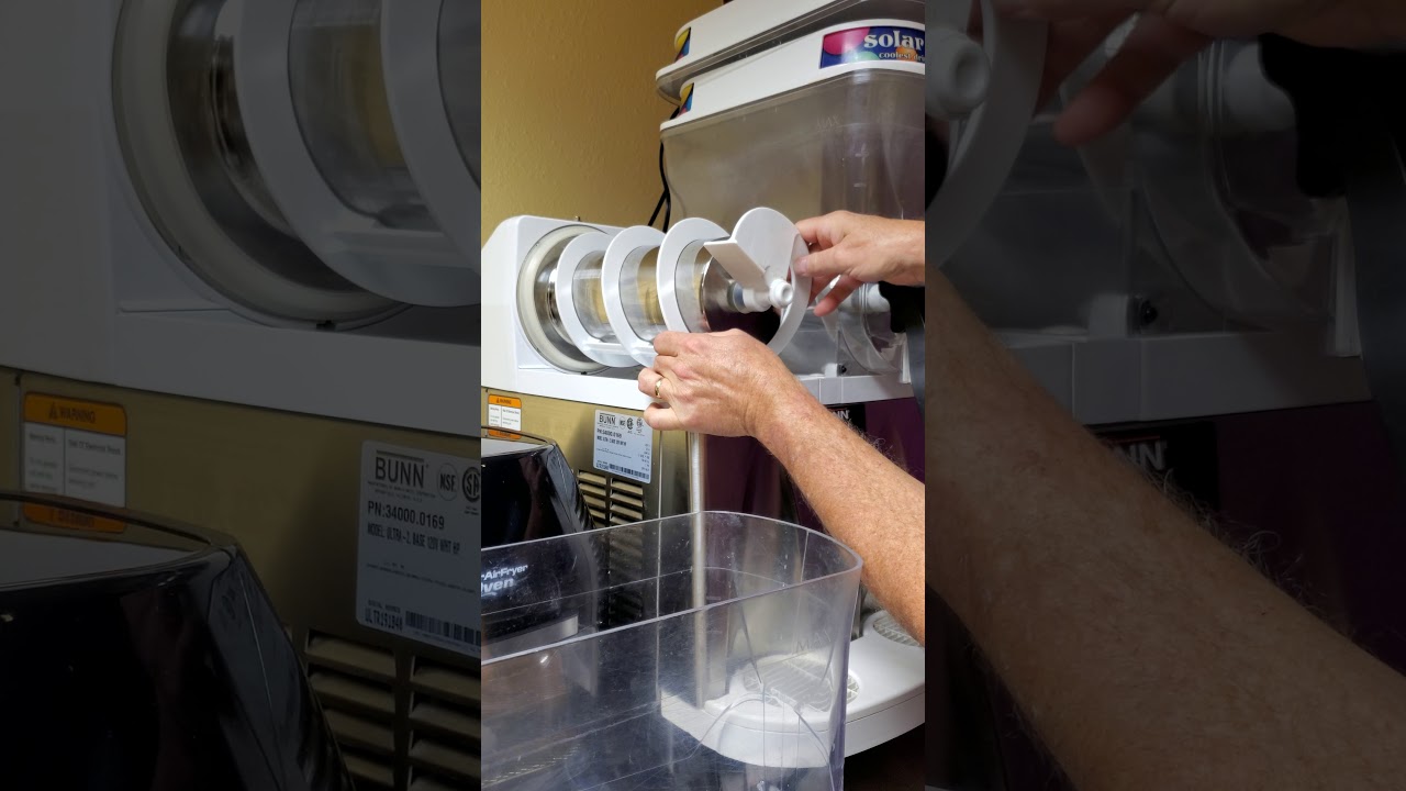 How to disassemble Slushy machine for cleaning
