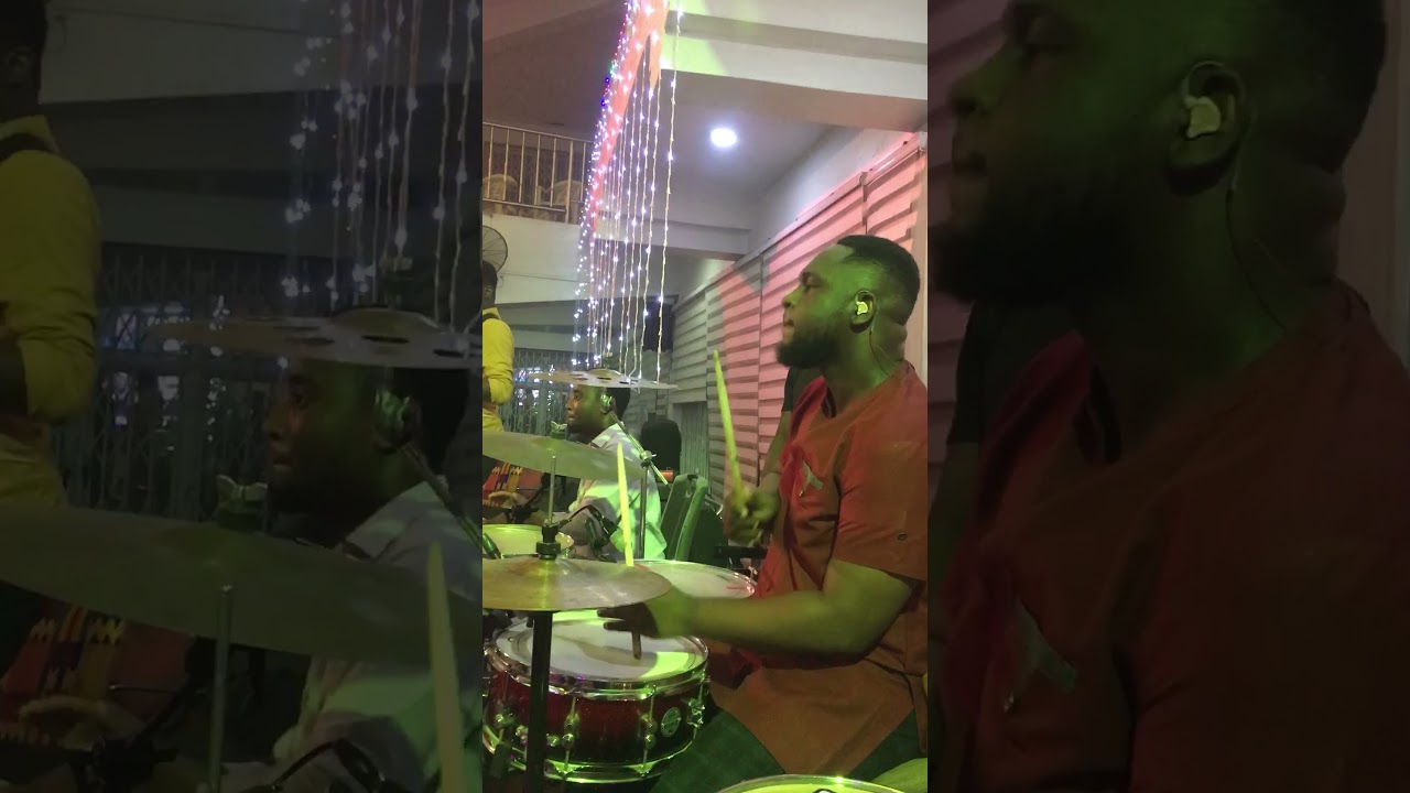 Drum cam: Bludo Jnr on Drums At C.o.p Eastlegon With Diana Hamilton 🔥❤️