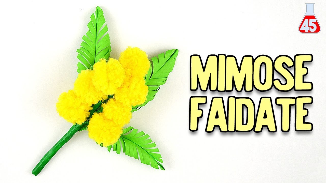 Come fare i fiori in modo semplice e veloce | Mimose fai da te