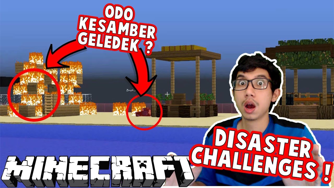 APAKAH ODO BERTAHAN DARI TANTANGAN BENCANA DI MINECRAFT ?