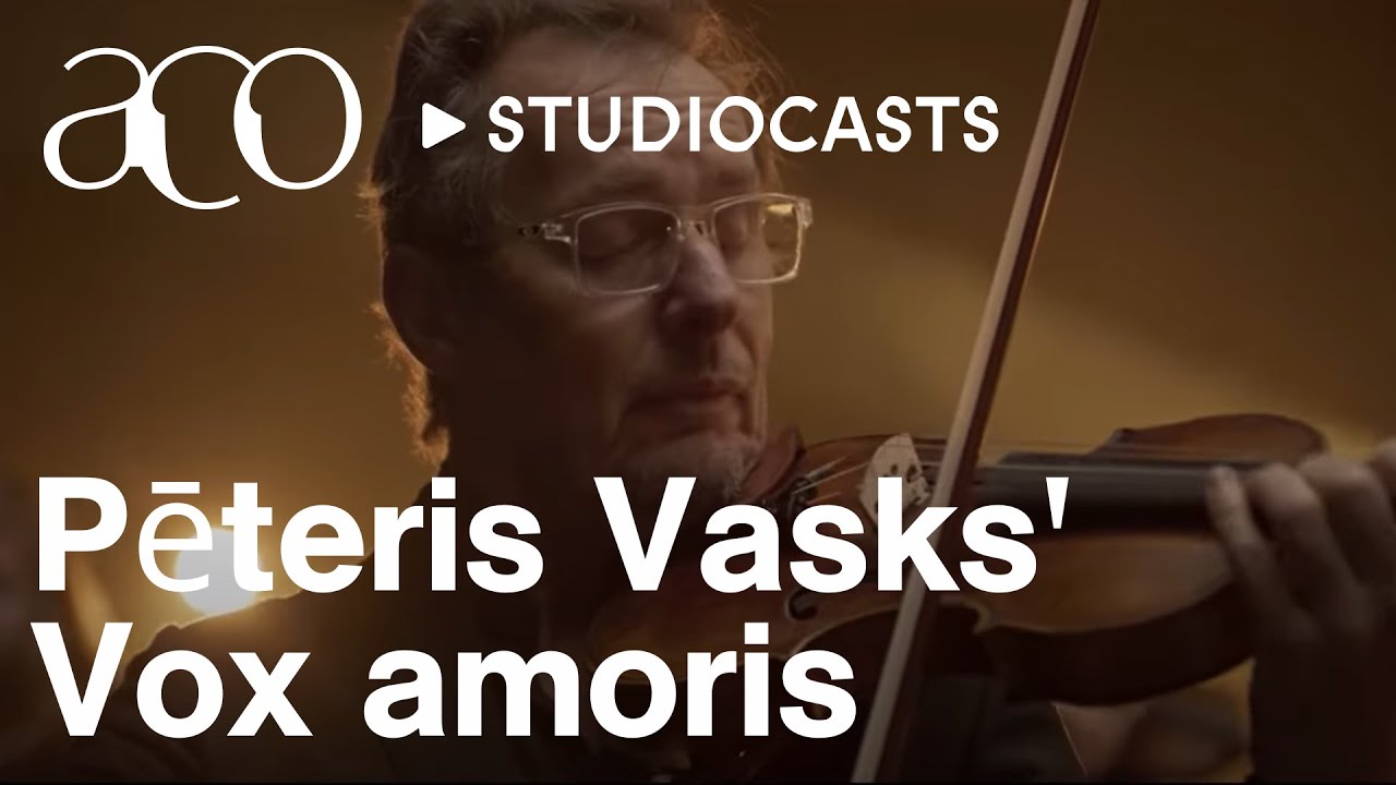 Pēteris Vasks' Vox amoris | Richard Tognetti | ACO StudioCasts | Australian Chamber Orchestra