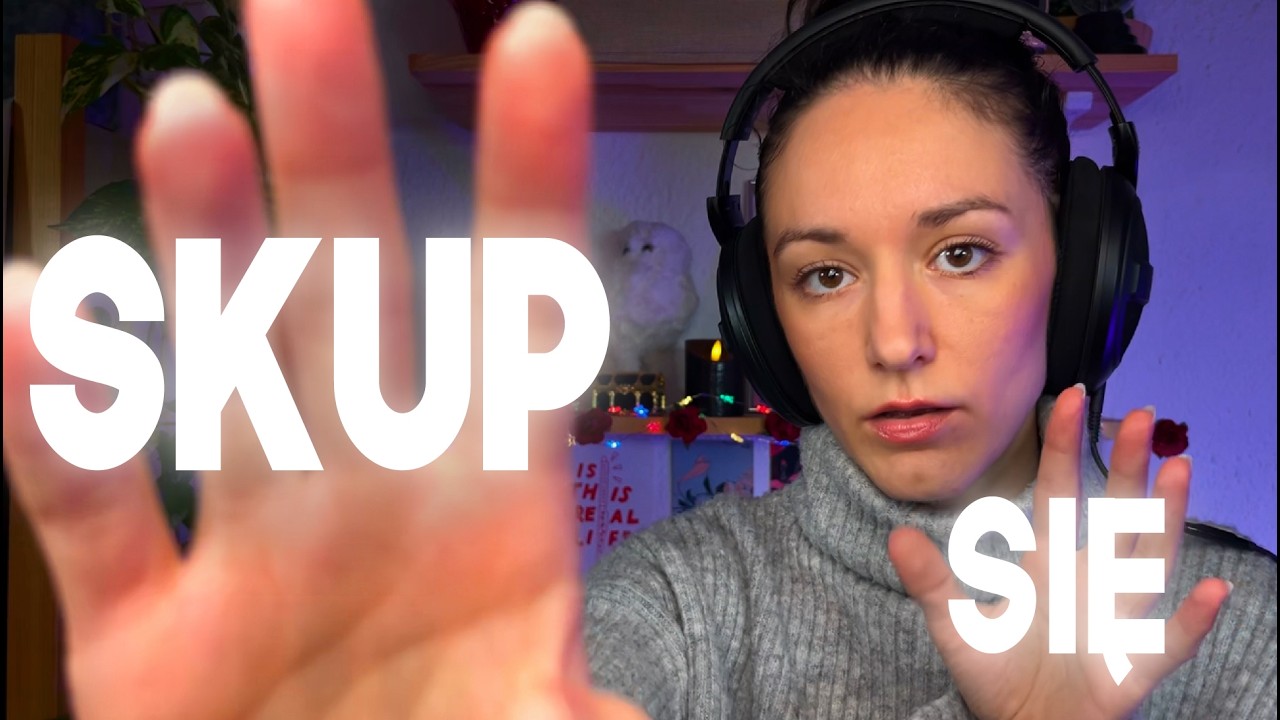 Skup się i wykonuj polecenia (nie dasz rady😈) | CHAOTYCZNE ASMR po polsku
