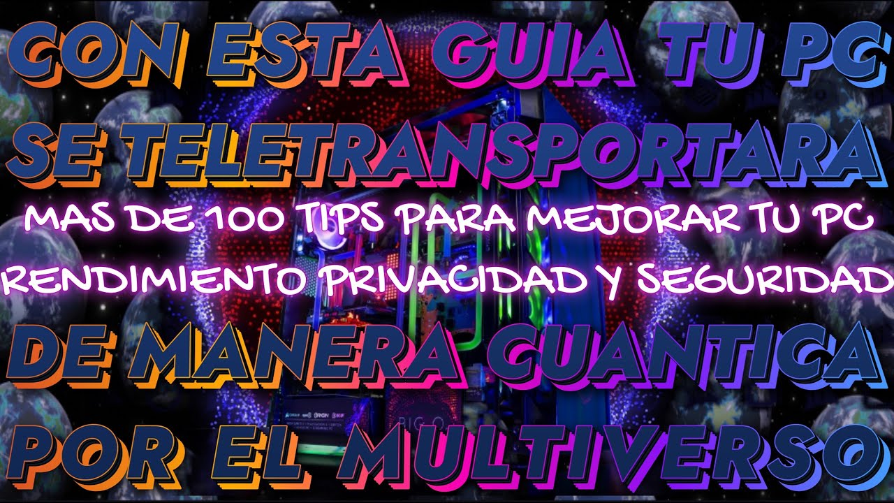 Guia Optimizar Windows Extreme Enhancement Performance Privacy Security metodo real mas de 100 Tips.