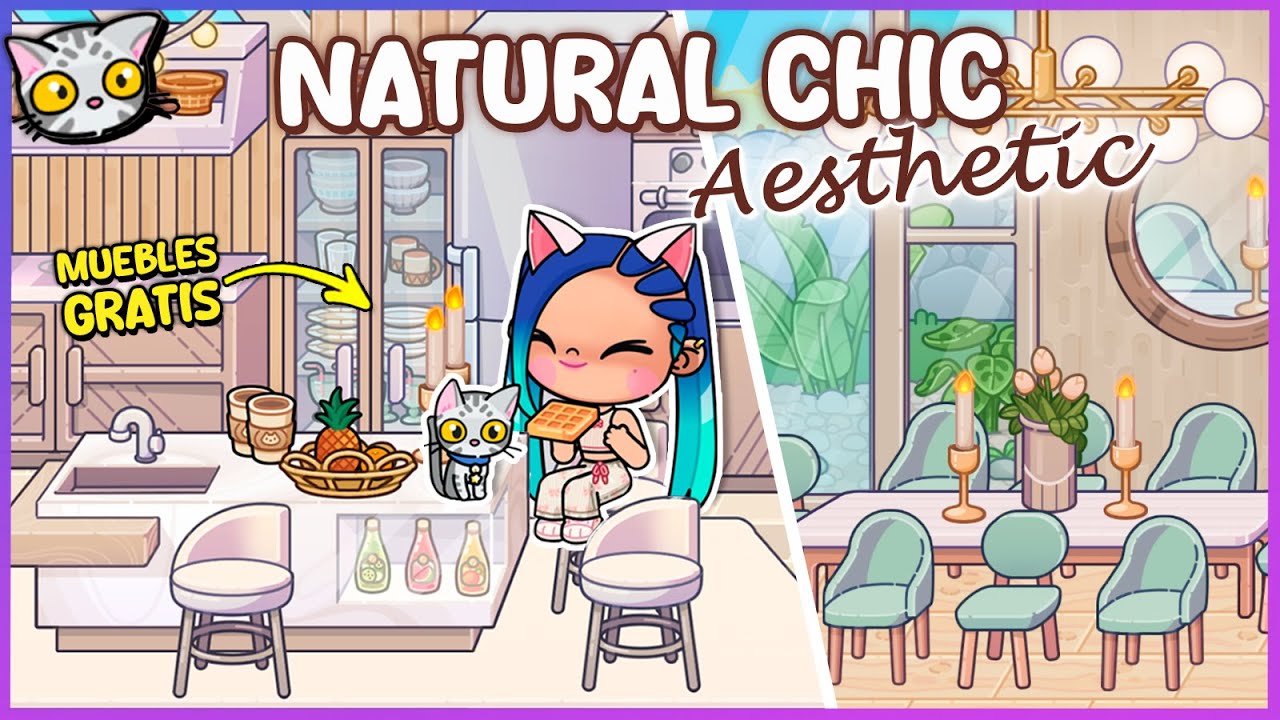 Decora GRATIS la Cocina y el Jard&iacute;n con MUEBLES AESTHETIC en la Natural Chic House Maker | Parte 2 🌿