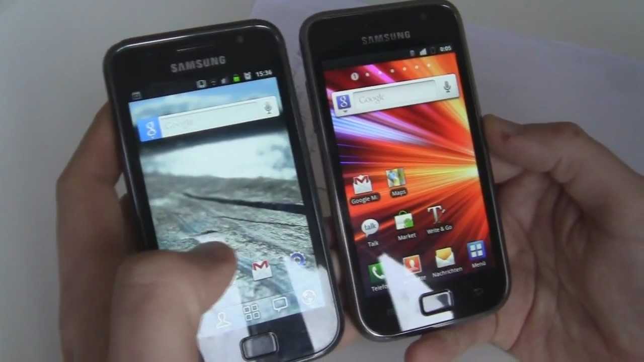 Samsung Galaxy S Plus vs. Samsung Galaxy S - Teil 1: Display, Performance - androidnext.de