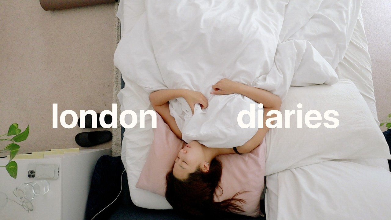 london diaries | deep clean with me, what I eat when I'm sick, a homebody vlog