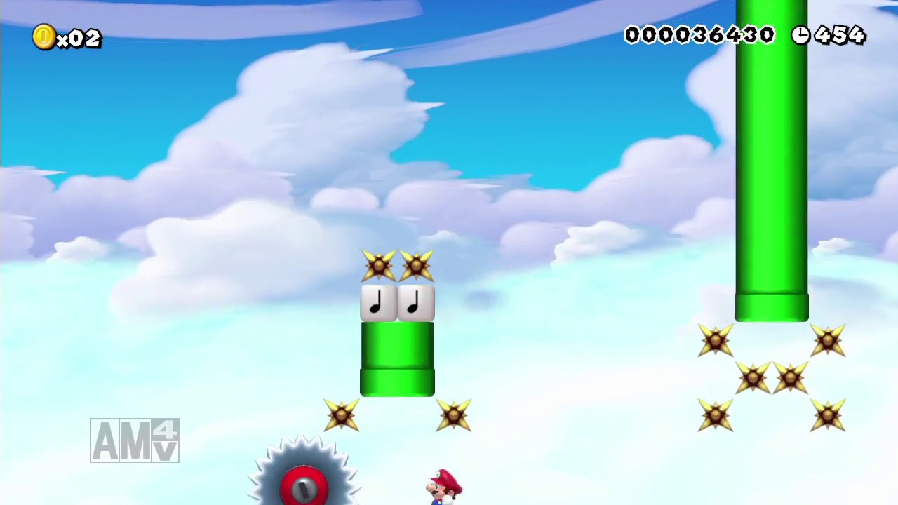 [6hours] Super Mario Maker - A Hard Level "Tricky Mario: Val's Airspace 2"