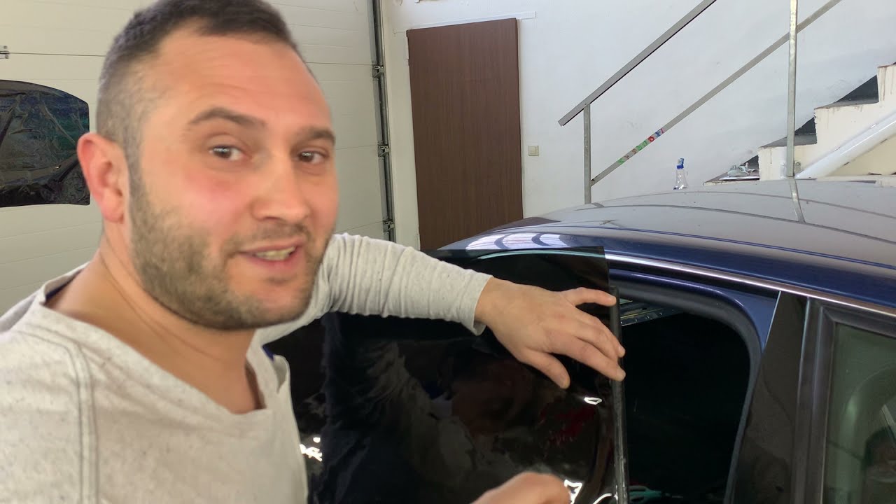 AUDI A4 Tönungsfolie anpassen und auftragen Tutorial!