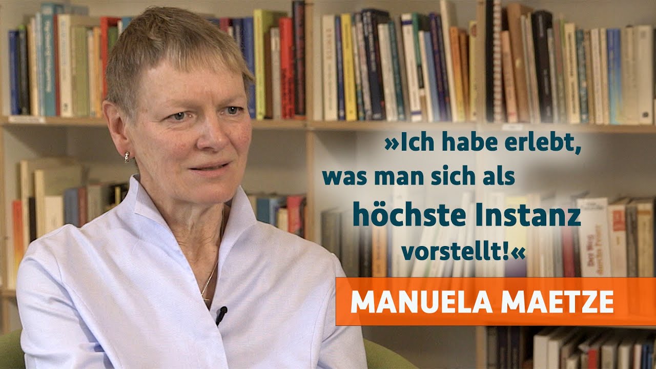 „Ich habe erlebt, was man sich als höchste Instanz vorstellt“ | Manuela Maetzes „Nahlebenserfahrung“