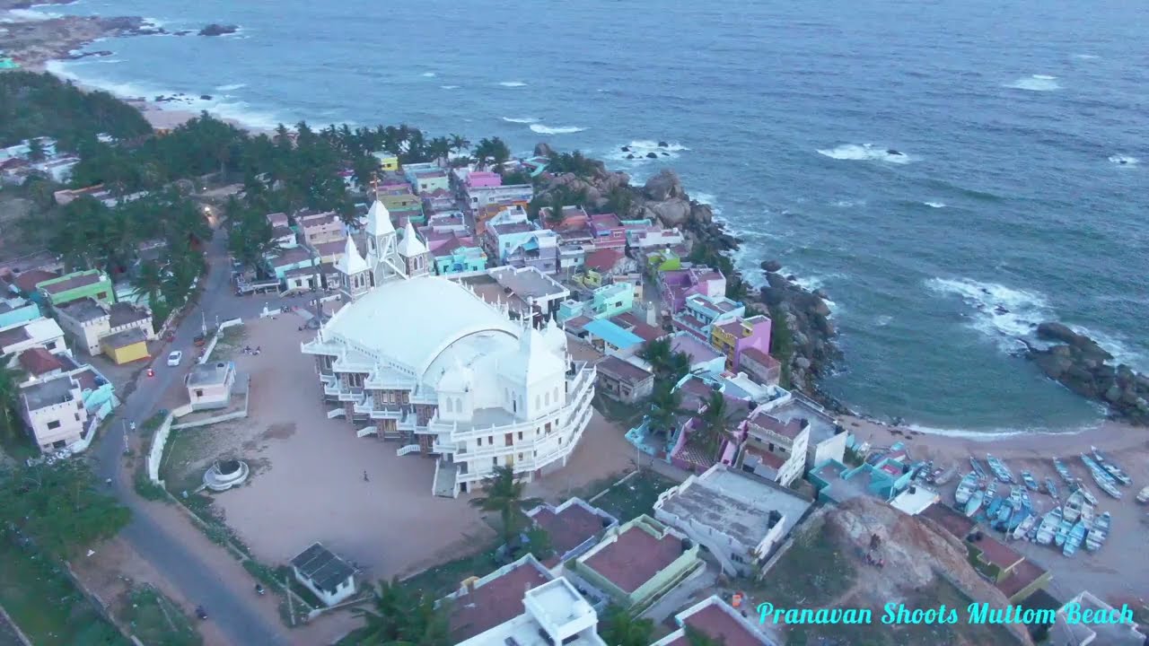 Muttom Beach Aerial View - by PRANAVAN SHOOTS - Dji Mavic Air 2