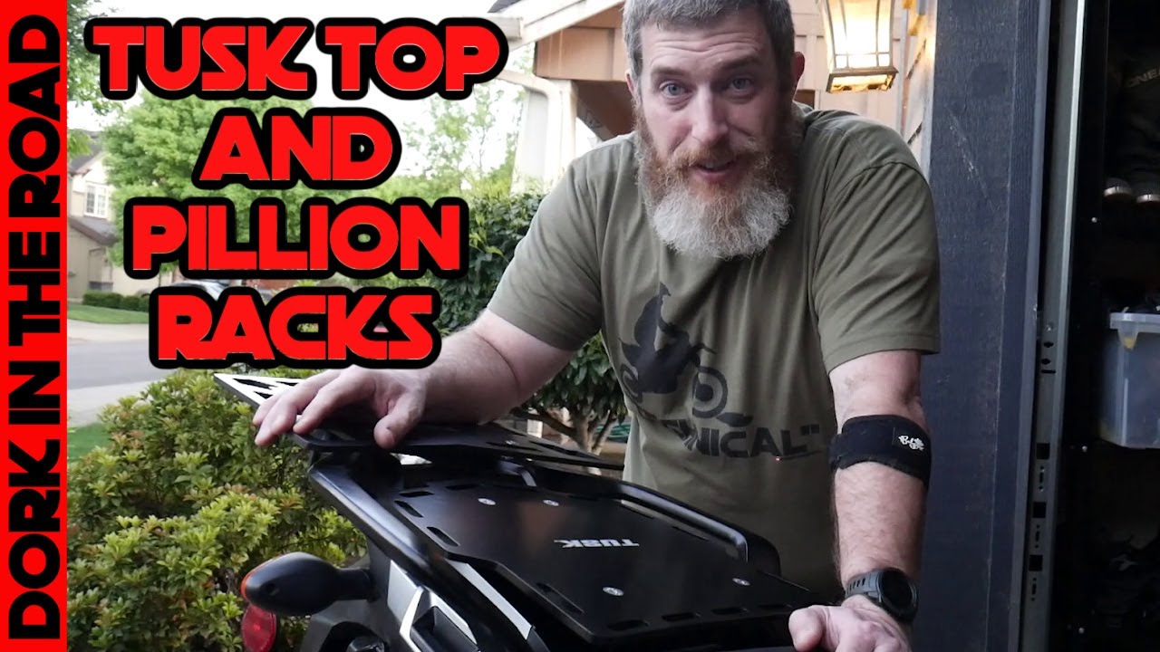 Installing the Tusk Pillion Rack and Tusk Top Rack on My Honda Africa Twin