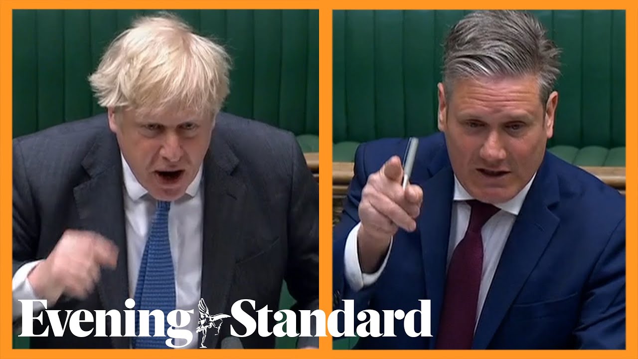 Boris Johnson shouts fiery retort after Keir Starmer calls Prime Minister 'major sleaze' at PMQs