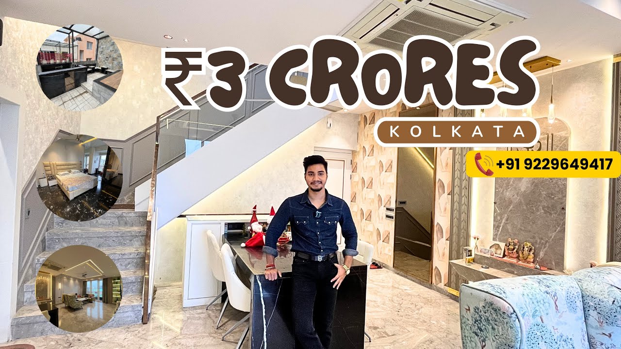 Inside Modern Ultra Luxury Triplex | Ready To Move | Near Axis Mall Kolkata | Lavish Parking | home🏠