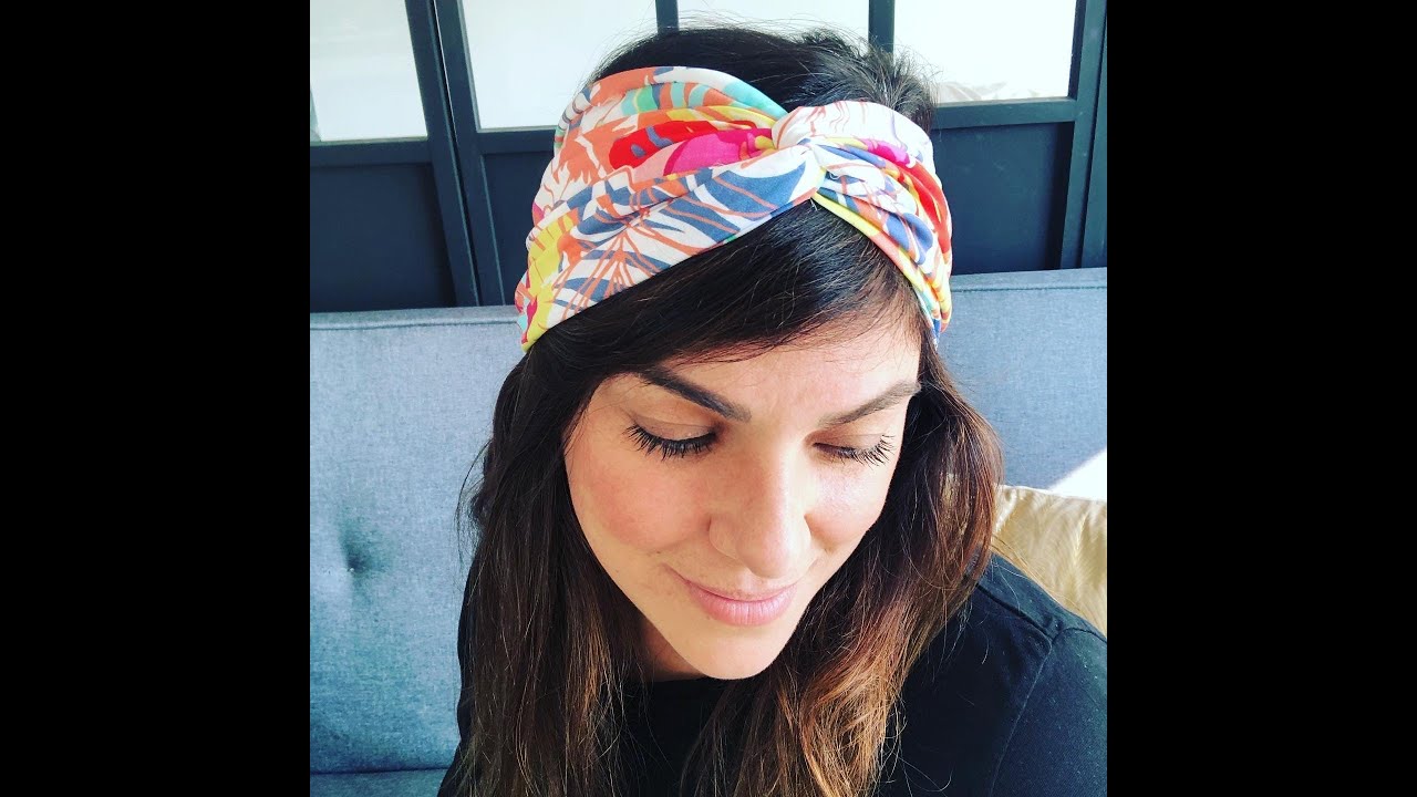 Tuto bandeau nouée